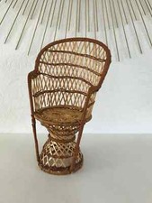 Wicker rattan armchair d'occasion  Expédié en Belgium