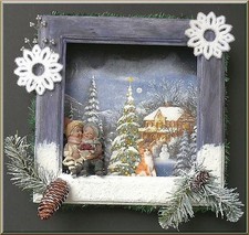 Bild holzrahmen 27x27x4 gebraucht kaufen  Polch