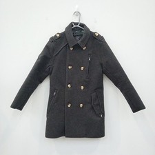 Superdry peacoat size for sale  FLEET
