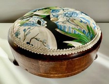 Antique footstool reupholstere for sale  MACCLESFIELD