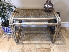 Vintage boho bamboo for sale  WARWICK