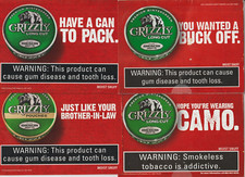 Grizzly snuff tobacco for sale  Philadelphia