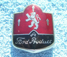CRACHÁ DE RADIADOR DE CARRO VINTAGE 1950 FORD ZEPHYR SIX CONSUL ~EMBLEMA DE GRADE ZODÍACO MKI comprar usado  Enviando para Brazil