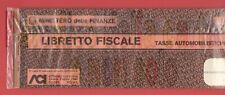 Libretto fiscale tasse usato  Castelvetro di Modena