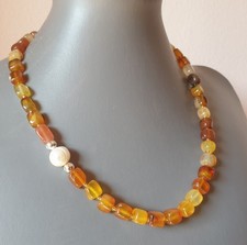 Collana donna pietre usato  Italia