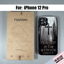 Capa telefone Jesus projetada para iPhone 12 PRO: "Fear Not" Isaías 41:10 | Cruz comprar usado  Enviando para Brazil