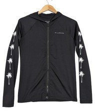 Usado, Moletom com capuz Billabong Core Surf Daze feminino protetor contra erupções cutâneas preto manga longa zíper frontal comprar usado  Enviando para Brazil