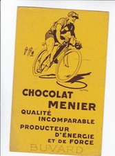 Publicté buvard chocolat d'occasion  Villiers-Saint-Georges