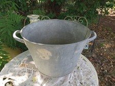 Vintage galvanized wash for sale  BIGGLESWADE