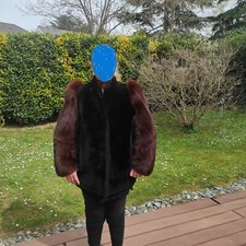 Veste mouton fourrure d'occasion  Longjumeau