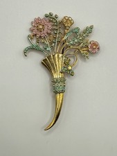 Cornucopia flower brooch for sale  Conway