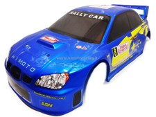 10128 CARROZZERIA STRADALE SUBARU 1/10 ON-ROAD BODY VERNICIATA ADESIVI HIMOTO comprar usado  Enviando para Brazil