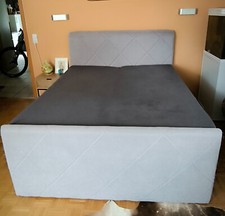 Doppelbett 160x200 grau gebraucht kaufen  Passau