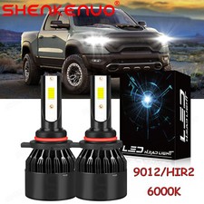 Usado, Lâmpadas de farol de LED feixe baixo para Dodge Ram 1500 2500 2013-2015 com projetor 9012 comprar usado  Enviando para Brazil