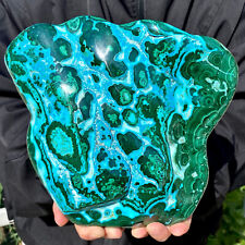 Amostra mineral áspera cluster transparente cristal/malaquita natural 9 lb comprar usado  Enviando para Brazil