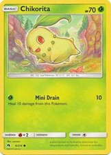 Chikorita - 6/214 - Comum quase perfeito, Inglês Pokemon Sun & Moon - Lost Thunder comprar usado  Enviando para Brazil