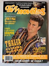 Vintage Mexican TV y Novelas Magazine THALIA MIJARES LUCIA MENDEZ From 1990's comprar usado  Enviando para Brazil