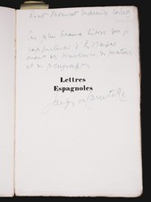 Jacques DE LACRETELLE - envoi autographe signé - livre - lettres espagnoles comprar usado Jacques DE LACRETELLE - envoi autographe signé - livre - lettres espagnoles comprar usado  Enviando para Brazil