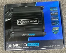 Amplificador compacto DB Drive MOTO400/4 4 canais 800W RMS motocicleta/marinha novo comprar usado  Enviando para Brazil