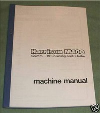 Harrison m400 lathe for sale Harrison m400 lathe for sale  MANSFIELD