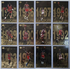 1998 Upper Deck Michael Jordan OURO #JUMBO Conjunto Completo de 12 - Quase Perfeito comprar usado  Enviando para Brazil