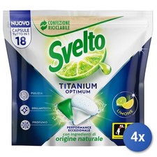 4x Svelto Tabs Lavastoviglie 18 Pezzi Titanium Opt.Limone comprar usado  Enviando para Brazil