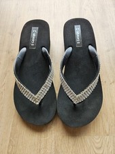 Glitzy black wedge for sale  BOURNEMOUTH