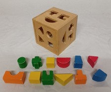 Motorikwürfel steckspiel holz gebraucht kaufen  Süßen