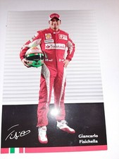 Giancarlo fisichella cartolina usato  Italia