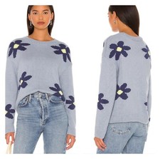 Suéter Rails XXL Zoey azul margaridas revolve desleixado aconchegante flores pulôver comprar usado  Enviando para Brazil