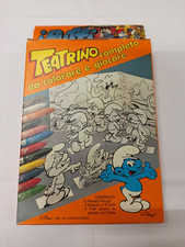 Gioco teatrino puffi usato  Genova