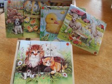 Kinder holzbilderwürfel sterm gebraucht kaufen  Ehingen (Donau)