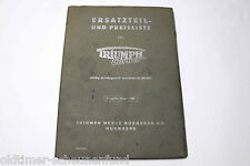 Triumph ersatzteilliste preisl gebraucht kaufen  Erlenbach