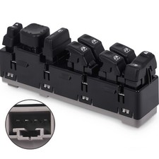 Interruptor de janela de energia mestre do lado esquerdo do motorista para Cadillac Chevrolet GMC Hummer, usado comprar usado  Enviando para Brazil