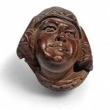 Tête bois sculpté d'occasion  Nantes-