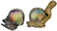 Vela brilhante feita sob medida vintage madeira real fauna natureza decoração esculturas conjunto de cera comprar usado  Enviando para Brazil