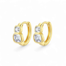 Hoop earrings cubic for sale  North Hollywood
