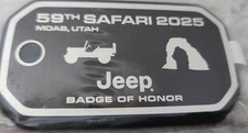 NOVO Autêntico JEEP 2025 59º Moab Easter Jeep Safari Badge of Honor RARO comprar usado  Enviando para Brazil