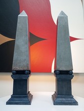 Pair vintage obelisk for sale  SHERBORNE