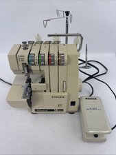 Máquina de costura Singer Ultralock 14U 64A 4 carretéis com peças manuais/reparo comprar usado  Enviando para Brazil