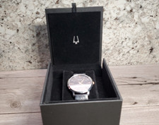 Relógio social masculino Bulova clássico ultra fino aço inoxidável comprar usado  Enviando para Brazil