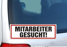 Mitarbeiter gesucht aufkleber gebraucht kaufen  Deutschland