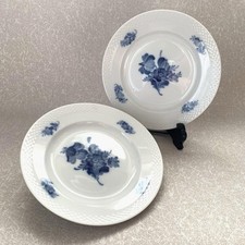 Prato liso Royal Copenhagen flor azul 2 peças 8,3" diâmetro usado usado seminovo comprar usado  Enviando para Brazil