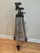 Tripé Manfrotto Bogen 3046 com cabeça de engrenagem Manfrotto 410. comprar usado  Enviando para Brazil