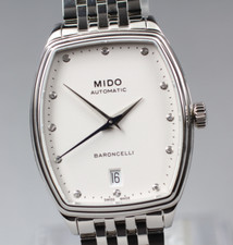 Relógio masculino automático MIDO Baroncelli Heritage mostrador branco M041.307A conjunto completo comprar usado  Enviando para Brazil