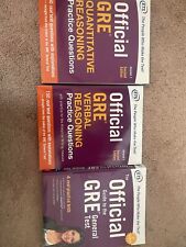 3 books gre prep pack for sale  San Jose