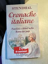 Stendhal cronache italiane usato  Roma