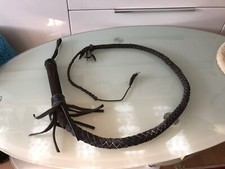 Lederpeitsche braun 130 gebraucht kaufen  Altmannstein