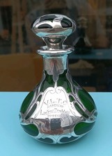 silver overlayed perfume bottle for sale silver overlayed perfume bottle for sale WOKING