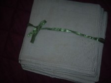 Serviettes table lin d'occasion  Elven